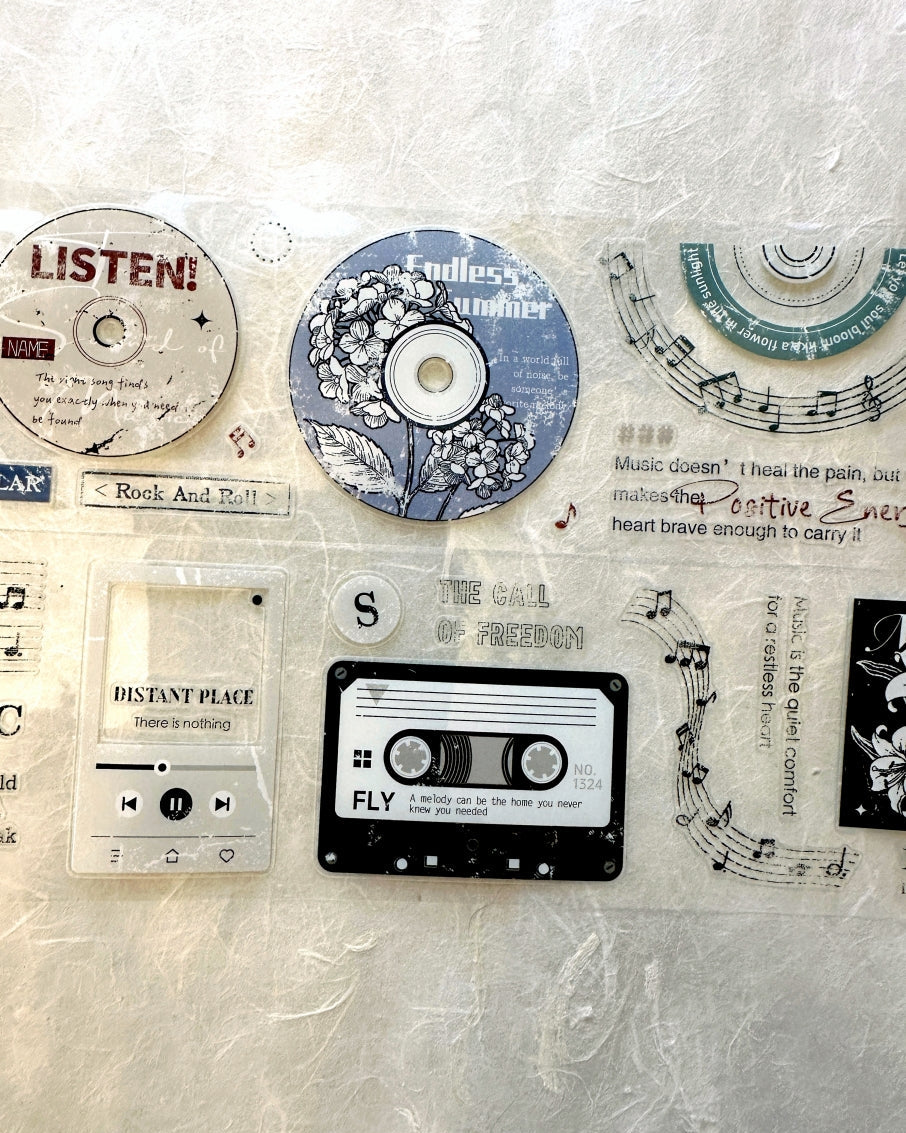 Xiaobaijia - Record Frame kiss-cut PET tape (6 cm x 200 cm) SAMPLES