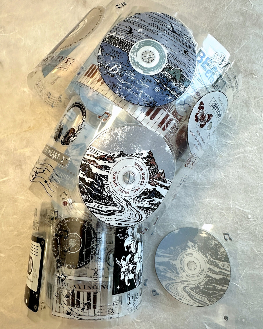 Xiaobaijia - Record Frame kiss-cut PET tape (6 cm x 200 cm) SAMPLES