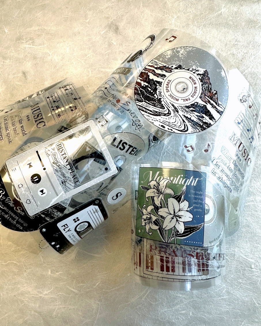 Xiaobaijia - Record Frame kiss-cut PET tape (6 cm x 200 cm) SAMPLES