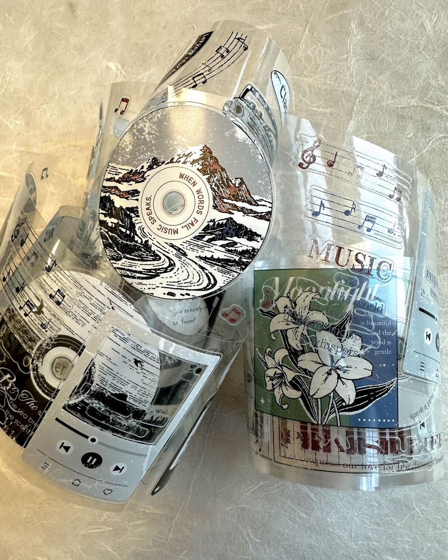 Xiaobaijia - Record Frame kiss-cut PET tape (6 cm x 200 cm) SAMPLES