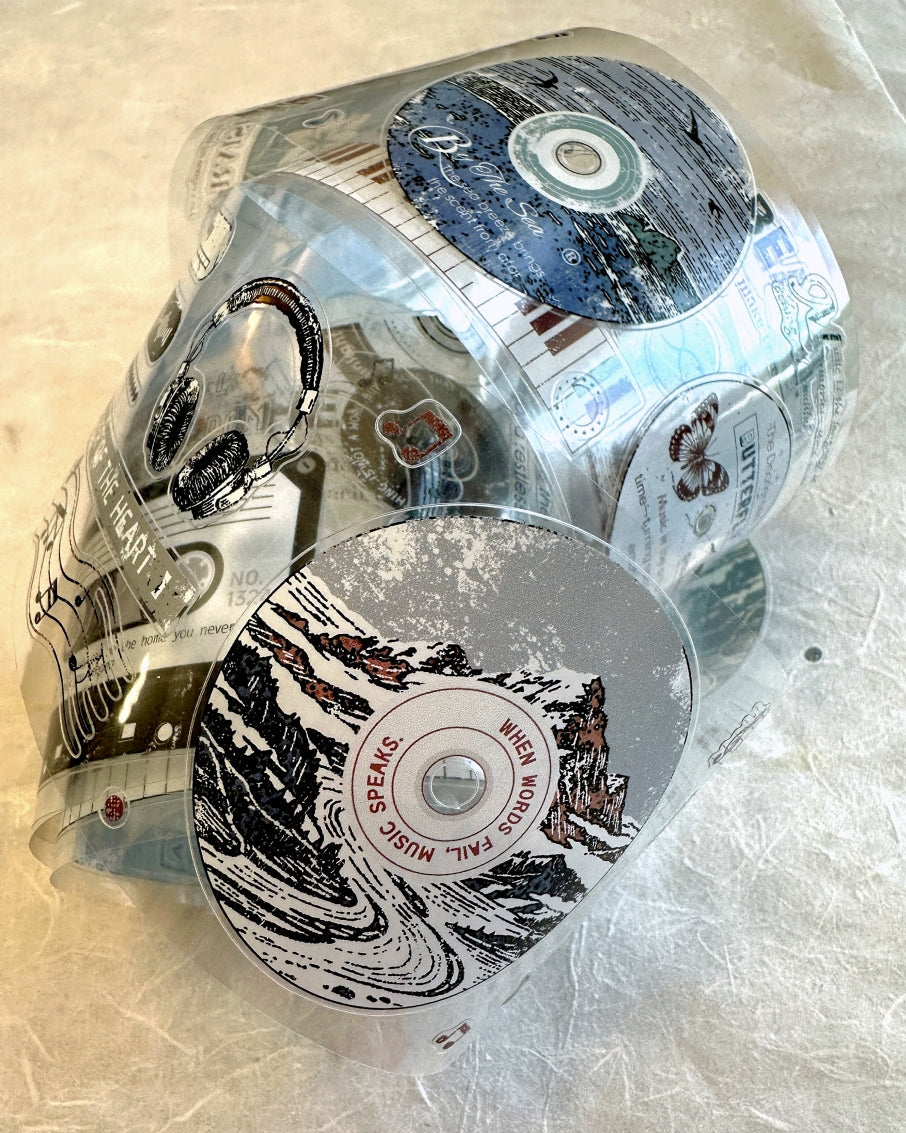 Xiaobaijia - Record Frame kiss-cut PET tape (6 cm x 200 cm) SAMPLES