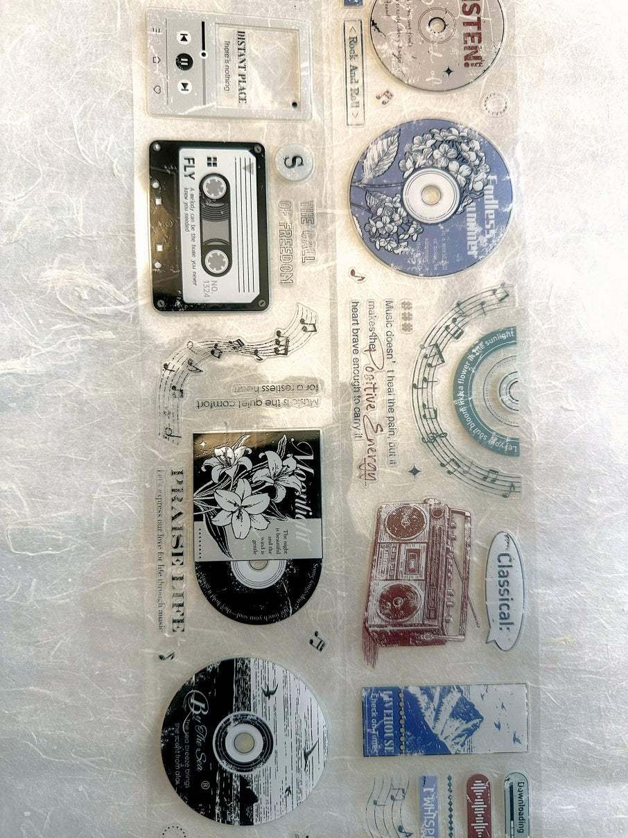 Xiaobaijia - Record Frame kiss-cut PET tape (6 cm x 200 cm) SAMPLES