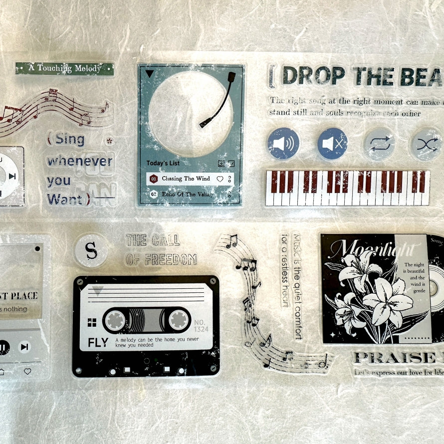 Xiaobaijia - Record Frame kiss-cut PET tape (6 cm x 200 cm) SAMPLES