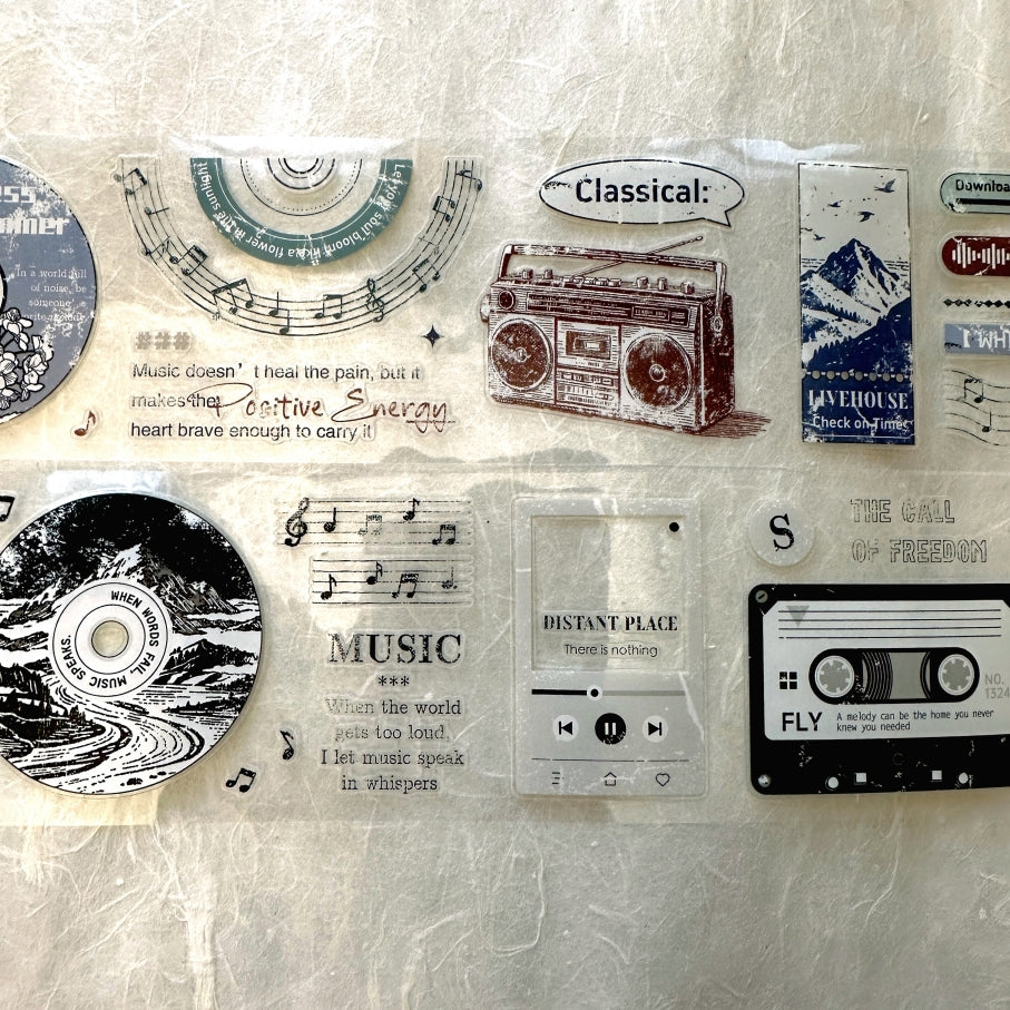 Xiaobaijia - Record Frame kiss-cut PET tape (6 cm x 200 cm) SAMPLES