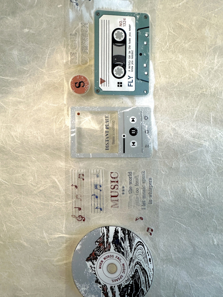 Xiaobaijia - Record Frame kiss-cut PET tape (6 cm x 200 cm) SAMPLES