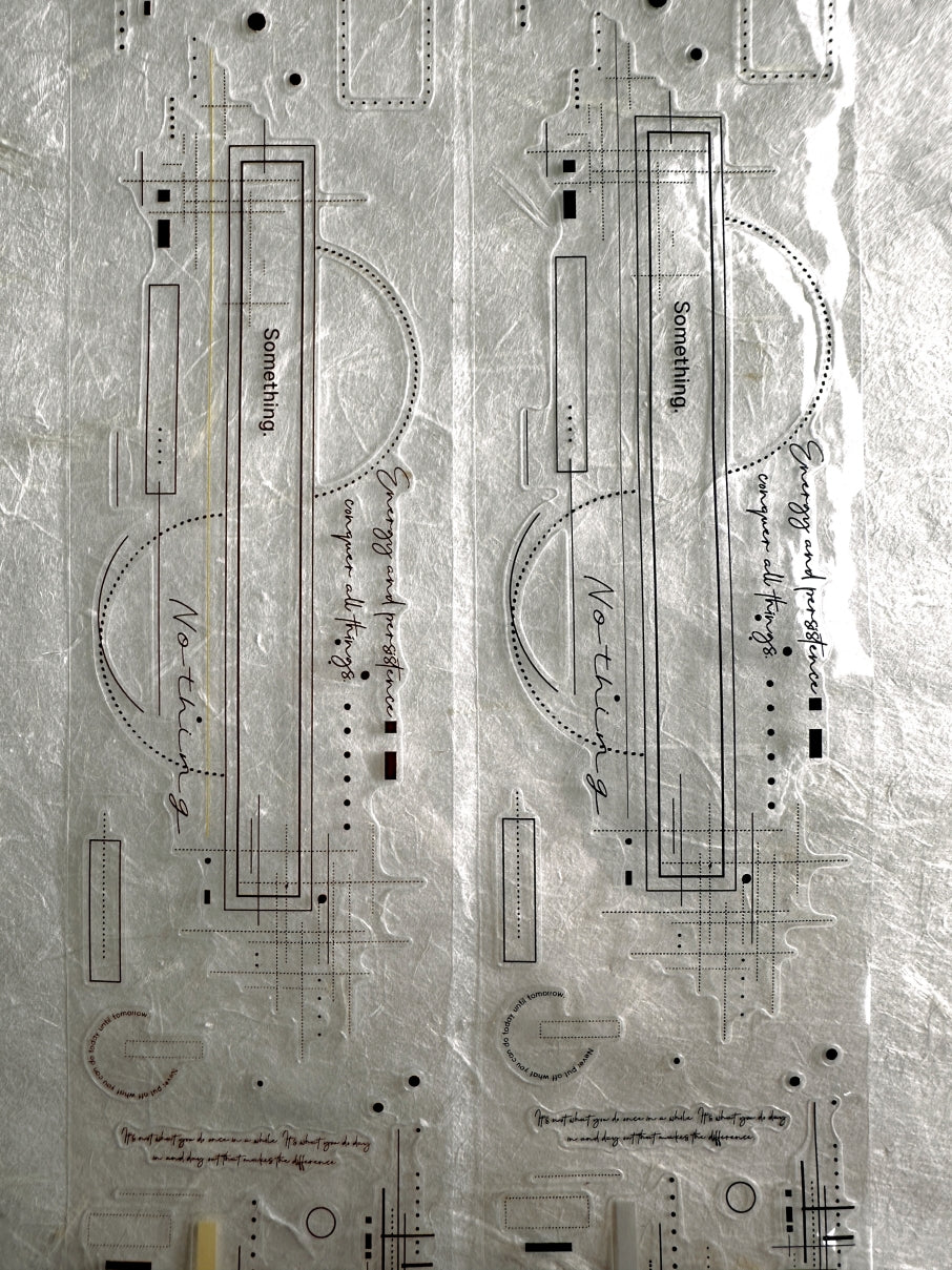 XiaoBaiJia - Shadow Minor Key kiss-cut PET tape SAMPLES