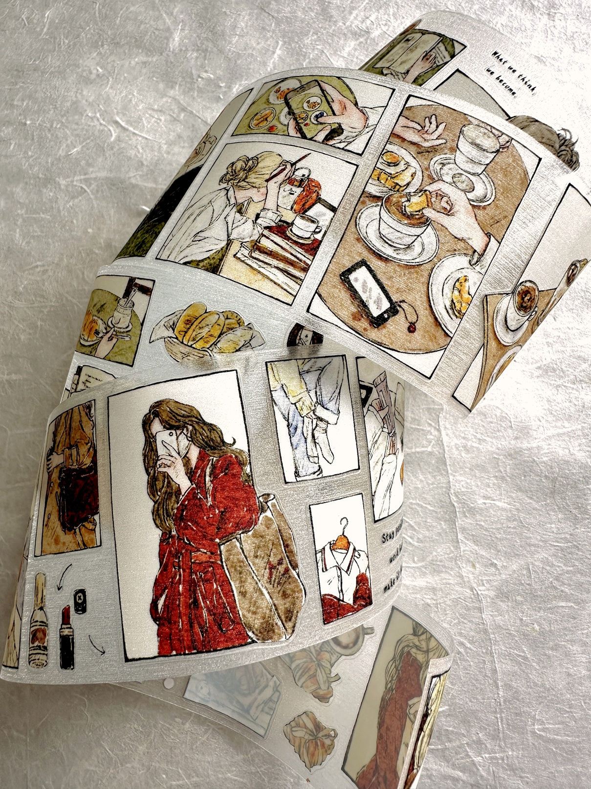 XiaoBaiJia - Framed Ramblings kiss-cut PET & washi tape SAMPLES