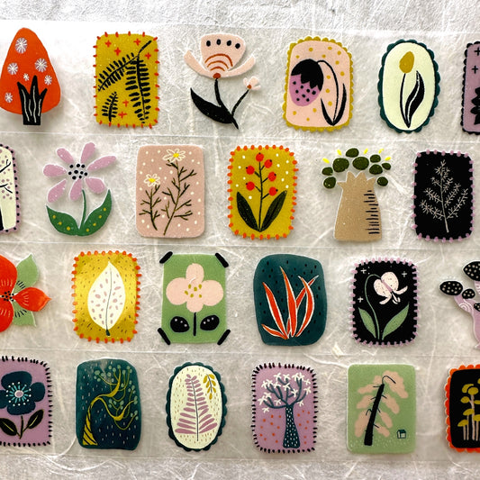 Xiyue Studio - Plants PET tape SAMPLES