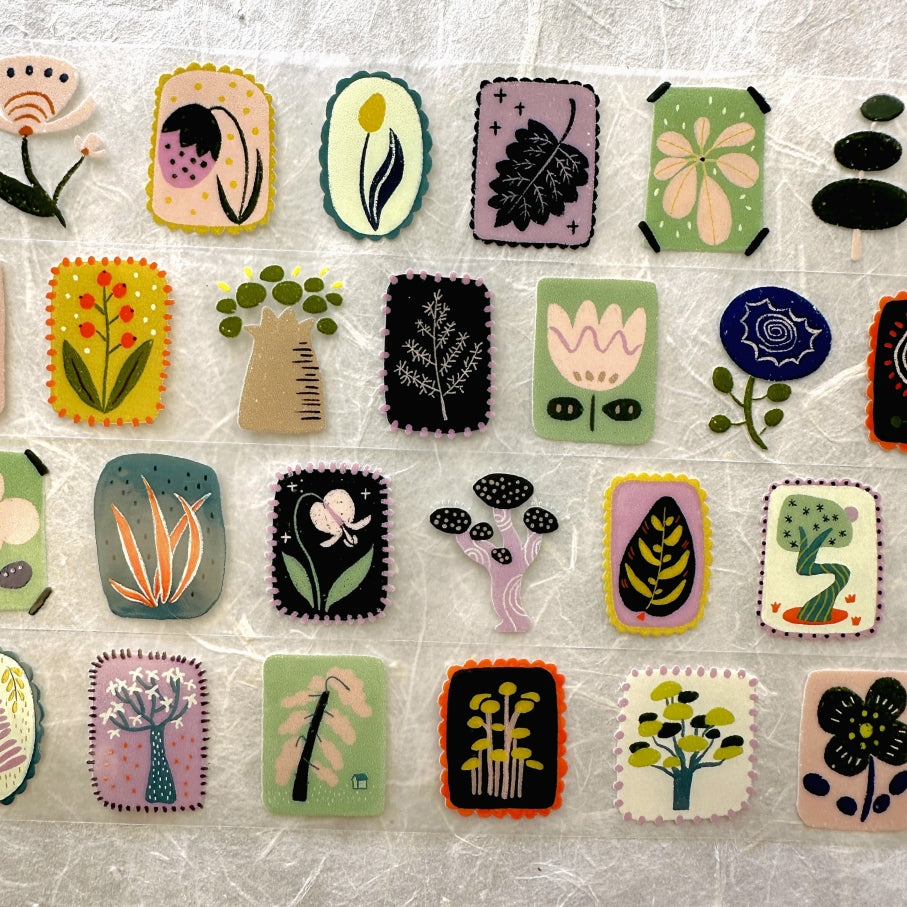 Xiyue Studio - Plants PET tape SAMPLES