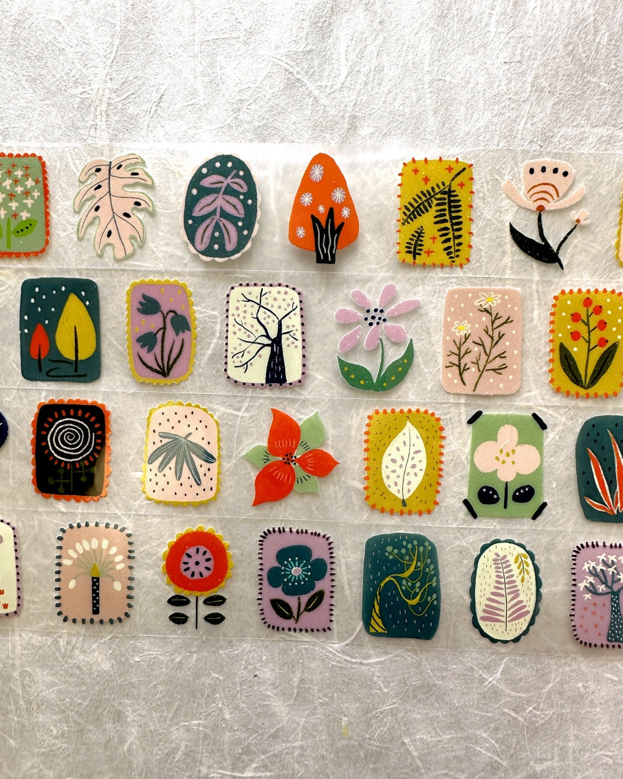 Xiyue Studio - Plants PET tape SAMPLES
