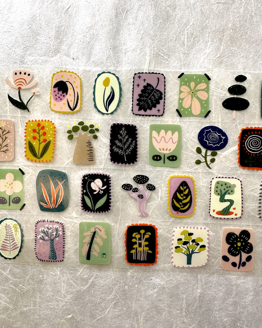 Xiyue Studio - Plants PET tape SAMPLES