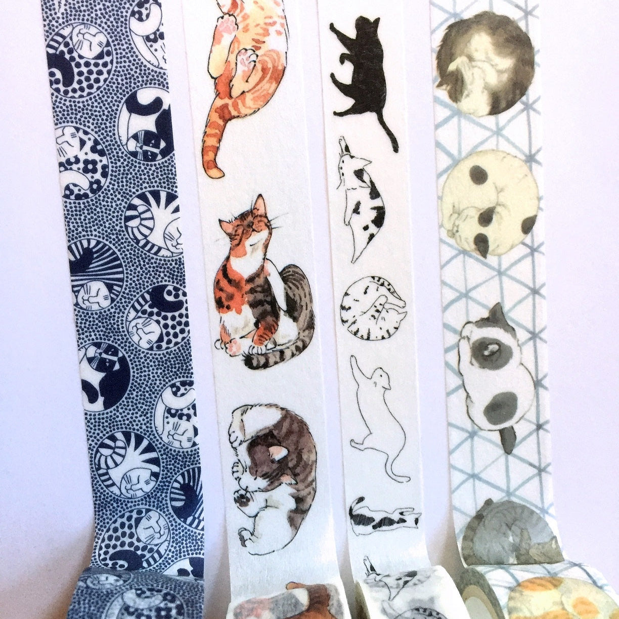Miri Kulo:rer / Lisa Larson - Cats washi tape SAMPLES