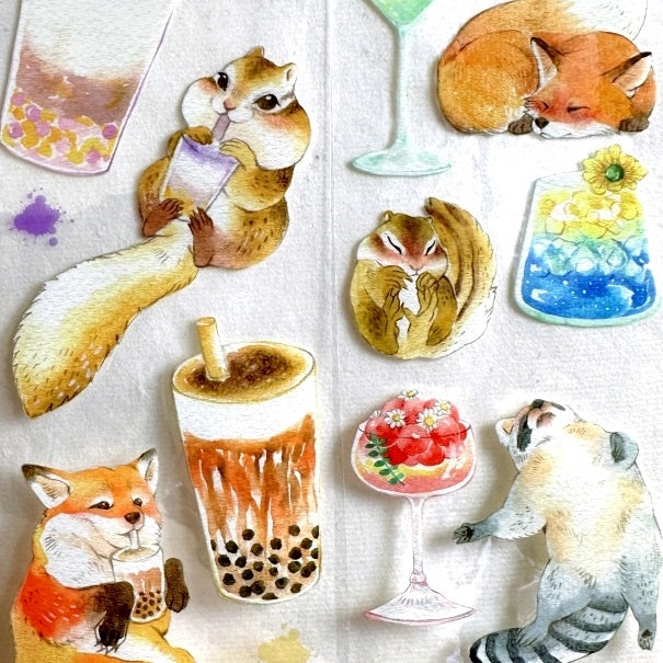 YStudio - Drink Animals PET tape SAMPLES