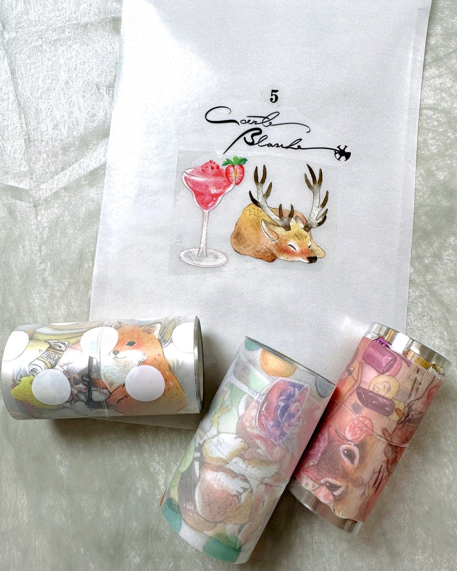 YStudio - Drink Animals PET tape SAMPLES