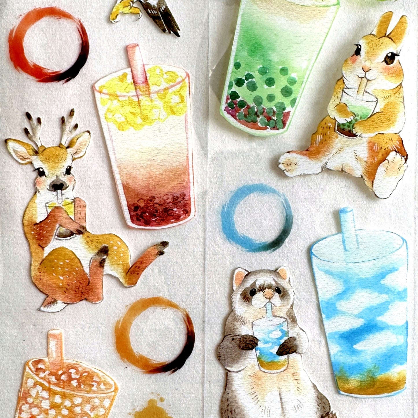 YStudio - Drink Animals PET tape SAMPLES