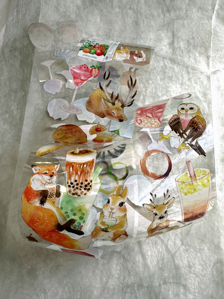 YStudio - Candy Animals PET tape SAMPLES