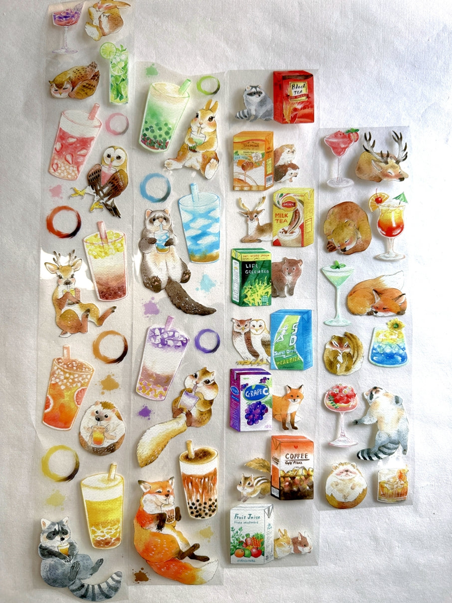 YStudio - Drink Animals PET tape SAMPLES