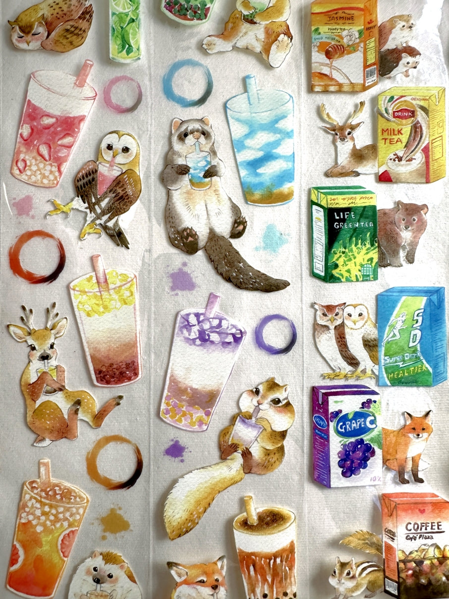 YStudio - Drink Animals PET tape SAMPLES