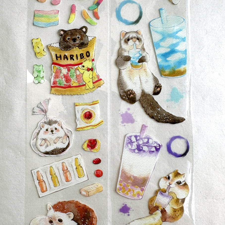 YStudio - Candy Animals PET tape SAMPLES
