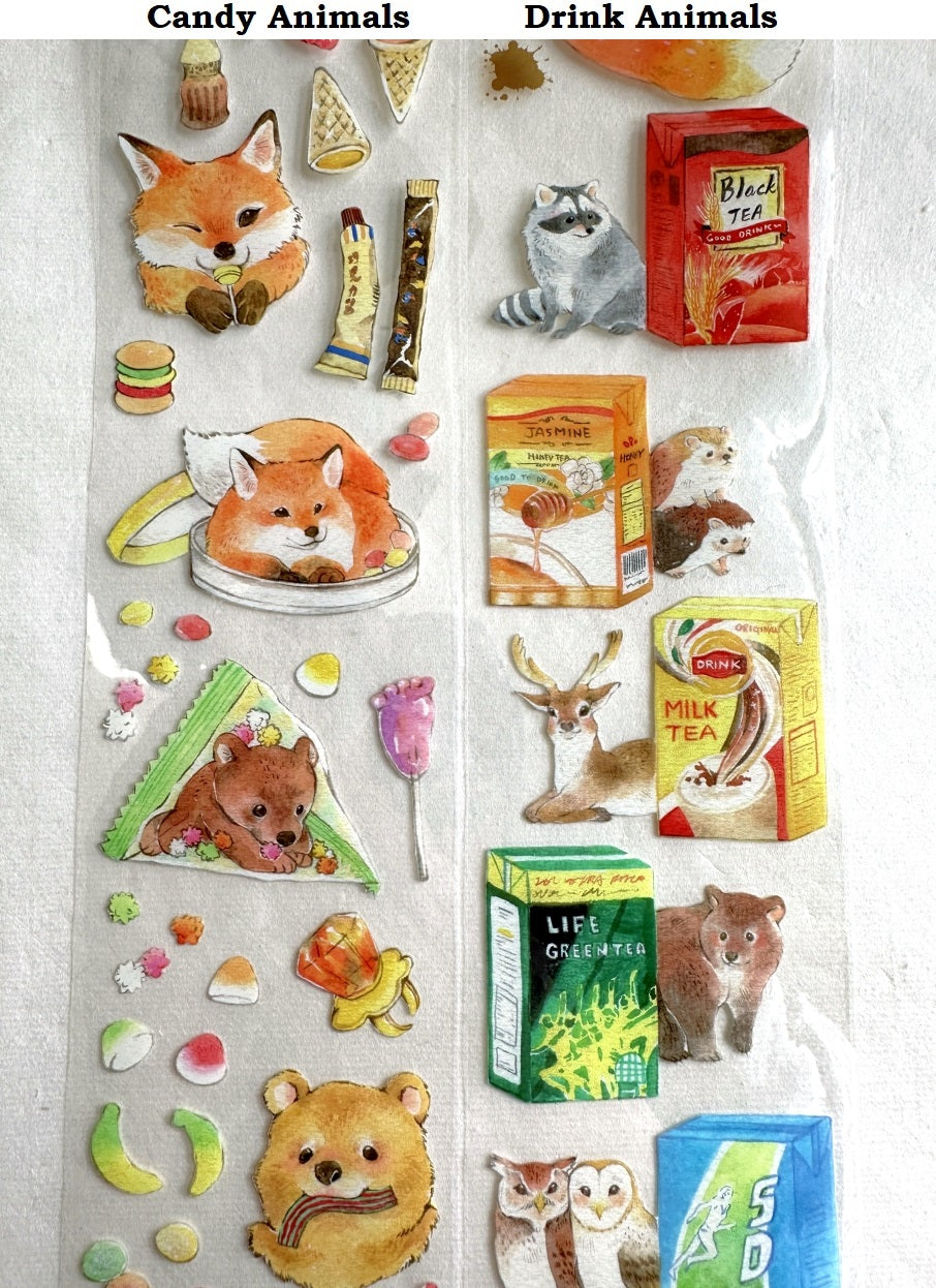 YStudio - Candy Animals PET tape SAMPLES