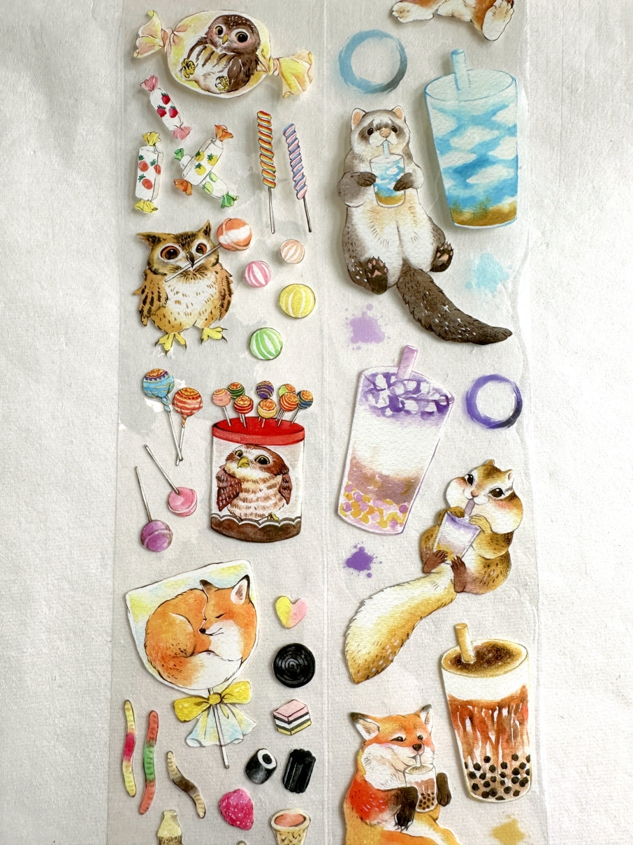 YStudio - Candy Animals PET tape SAMPLES
