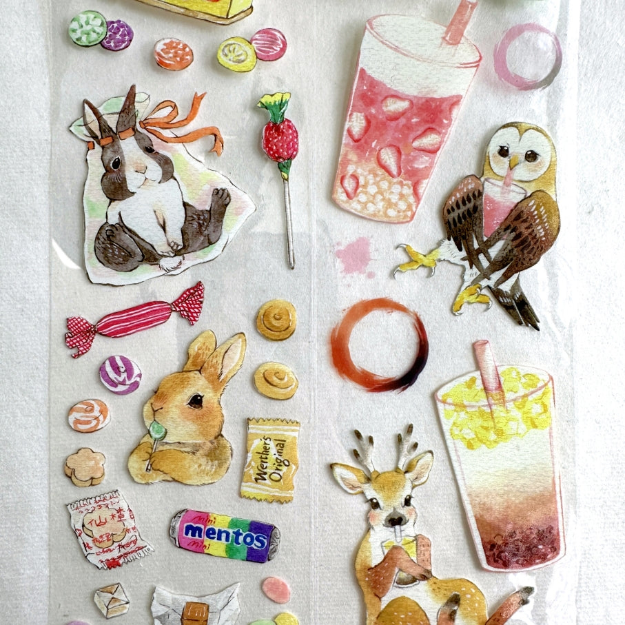 YStudio - Candy Animals PET tape SAMPLES