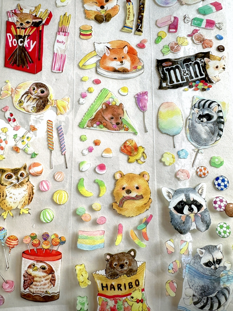 YStudio - Candy Animals PET tape SAMPLES
