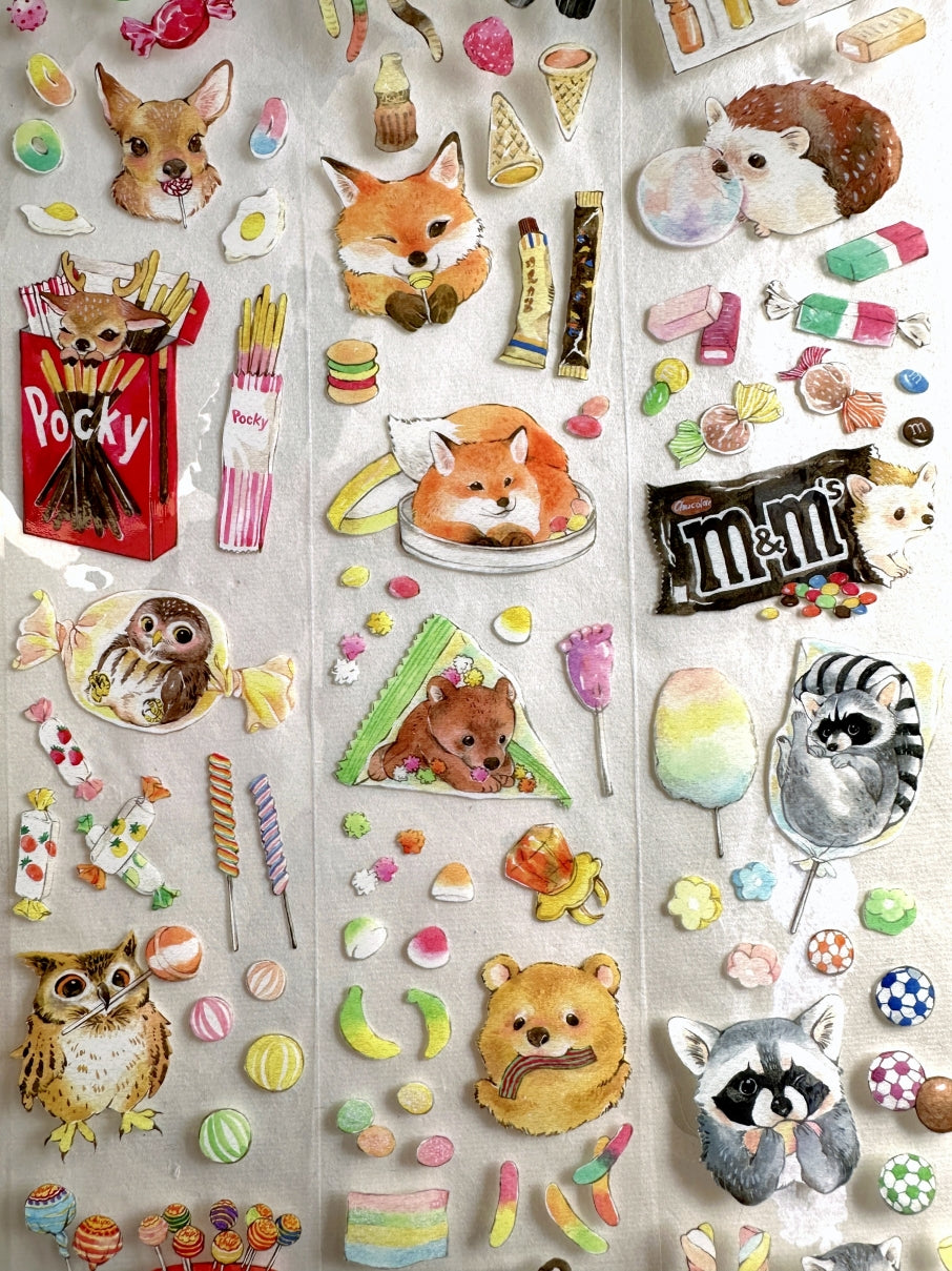 YStudio - Candy Animals PET tape SAMPLES