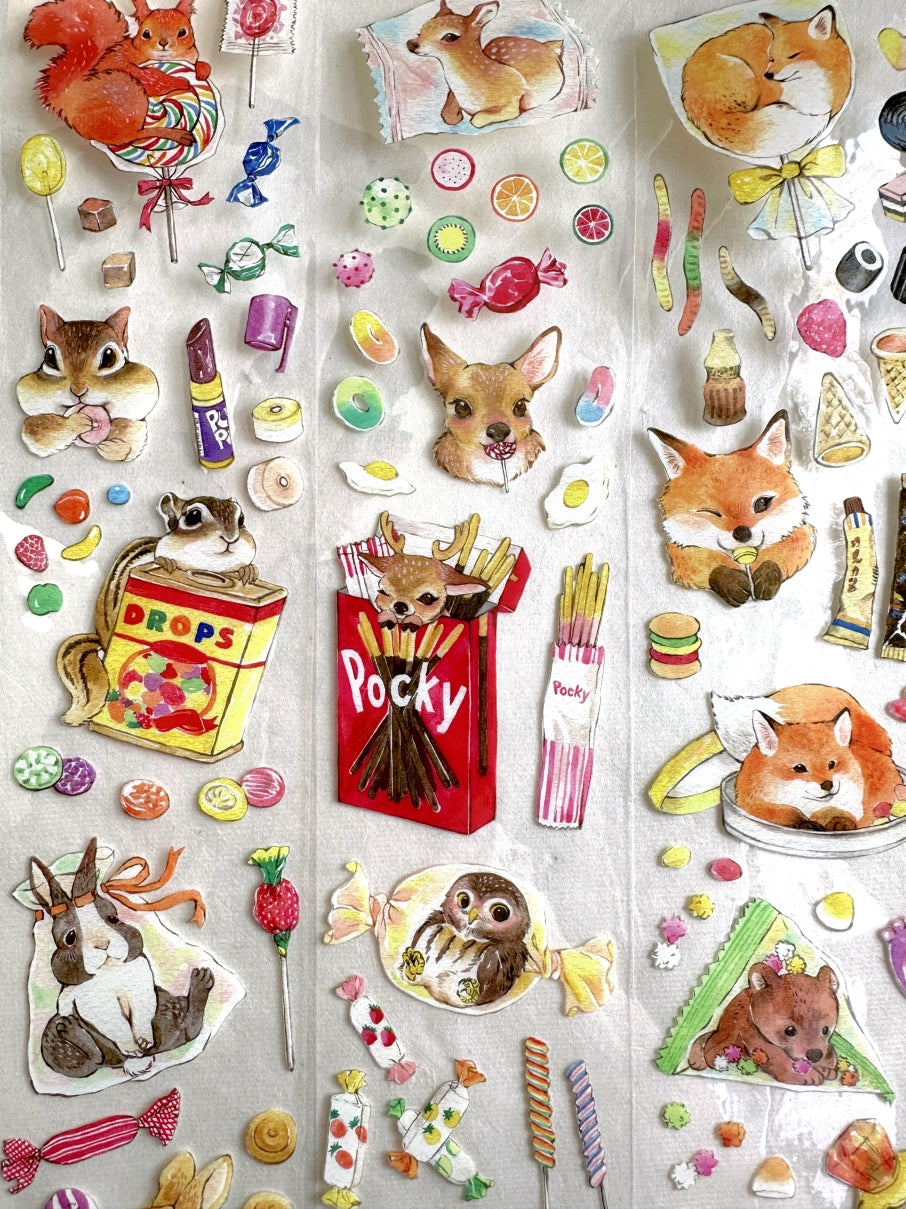 YStudio - Candy Animals PET tape SAMPLES