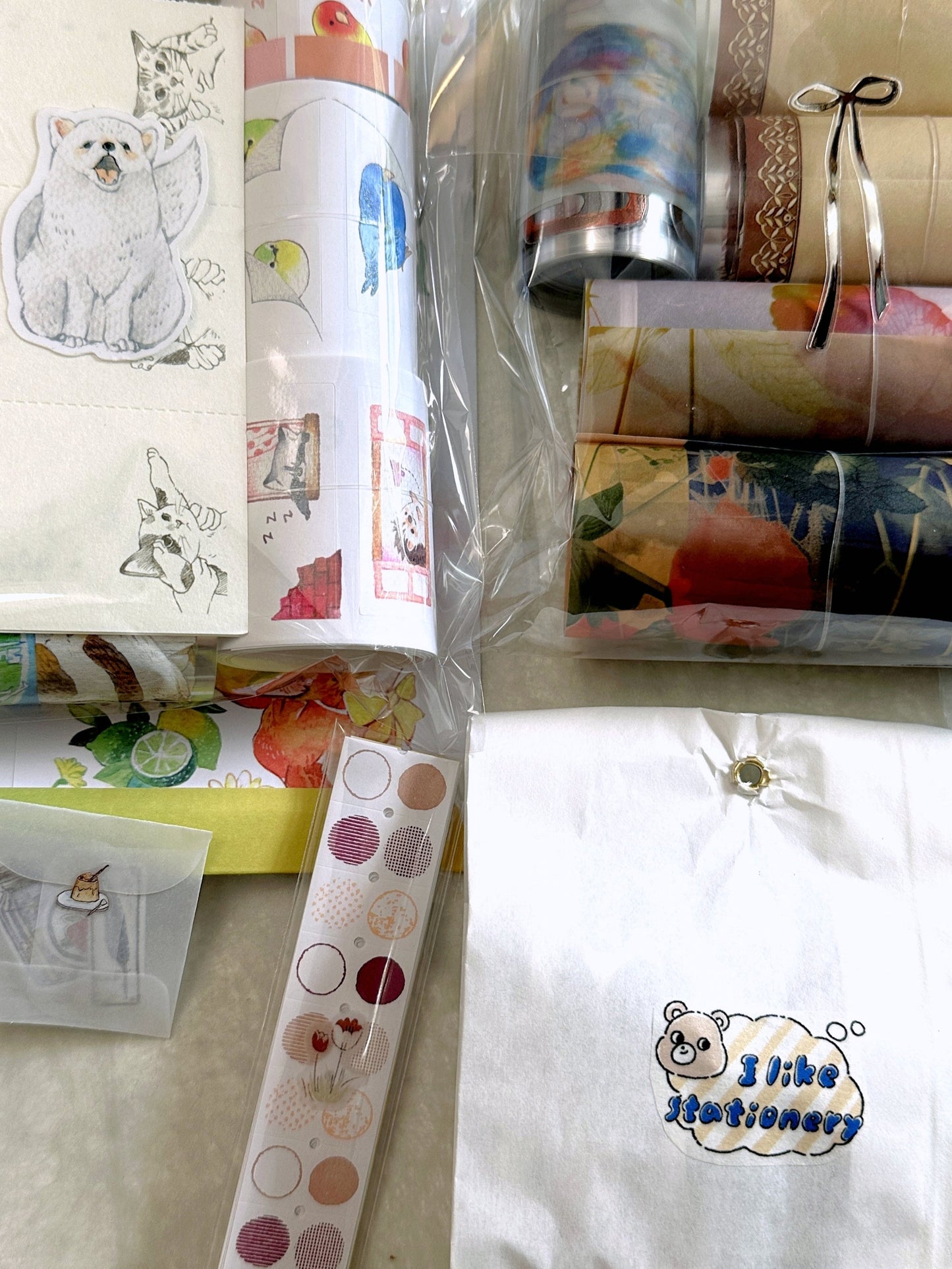 Yabee Zoo - Stationery animals washi tape SAMPLES