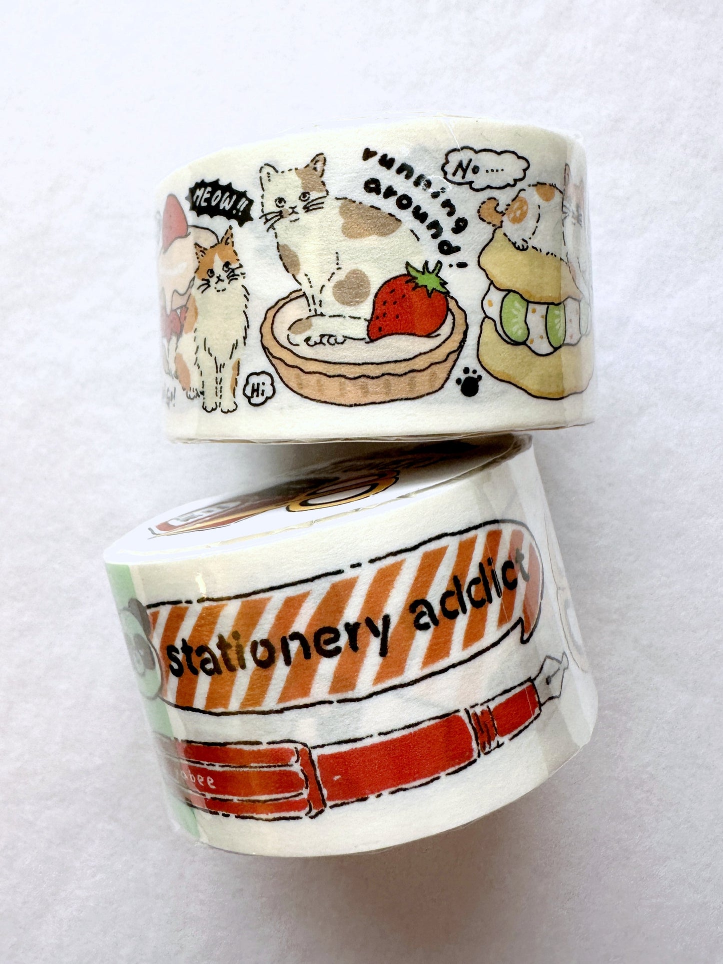 Yabee Zoo - Stationery animals washi tape SAMPLES