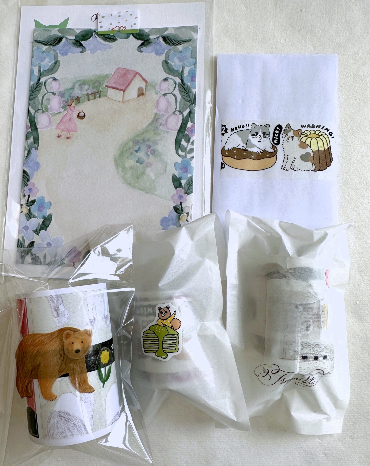 Yabee Zoo - Long Live the Cat washi tape SAMPLES
