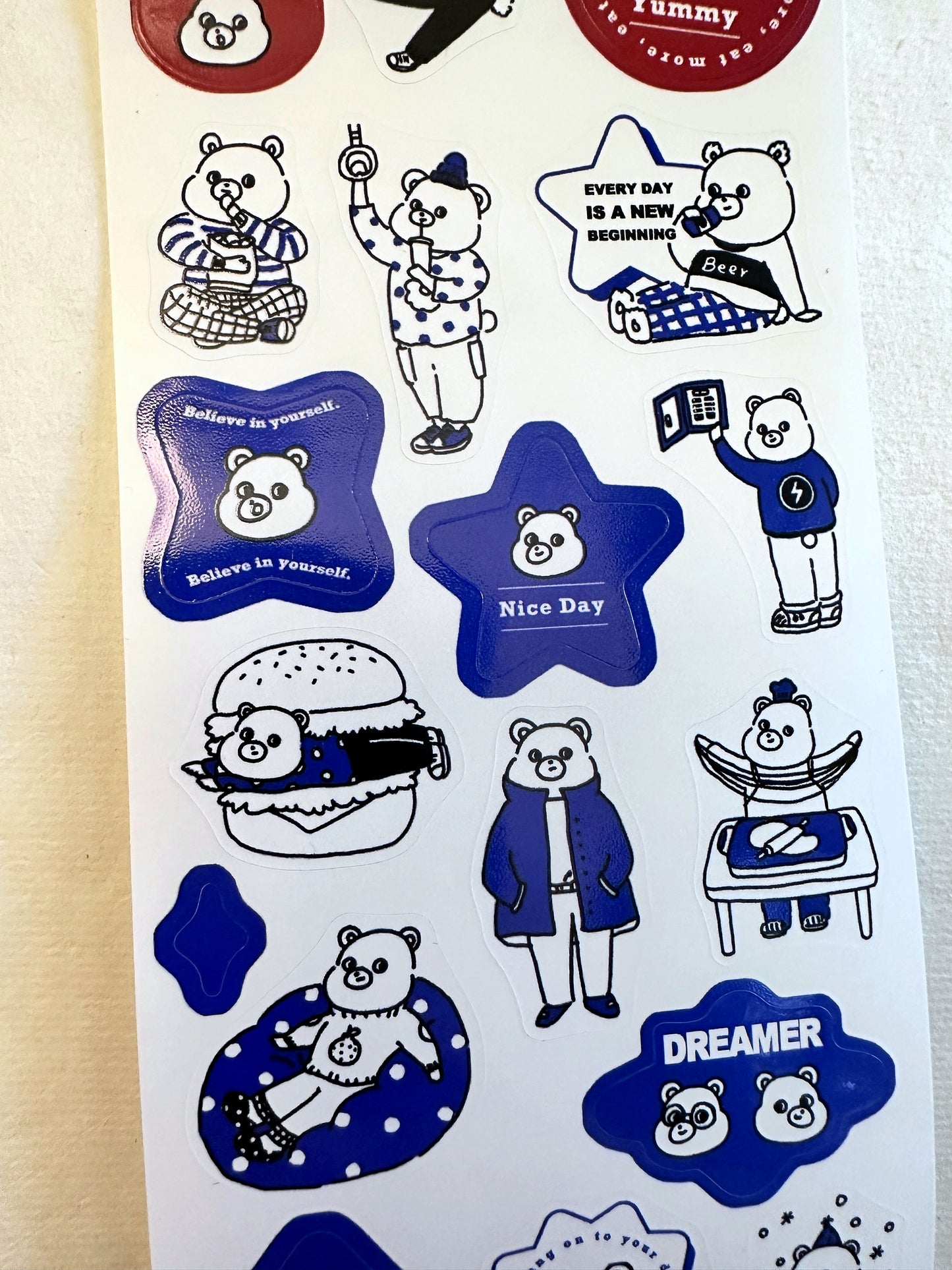 Yabee Zoo - Color Labels sticker tape SAMPLES/ROLLS