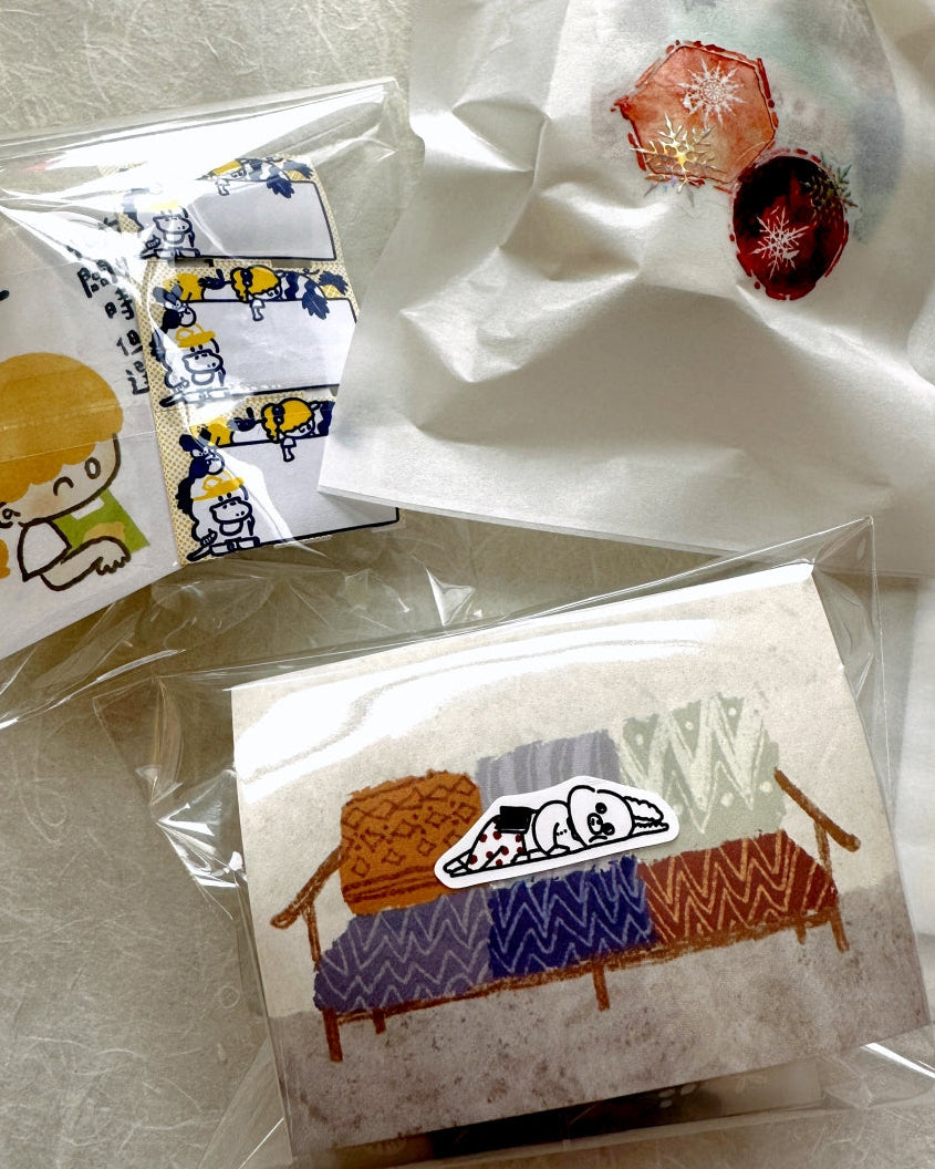 Yabee Zoo - Color Labels sticker tape SAMPLES/ROLLS
