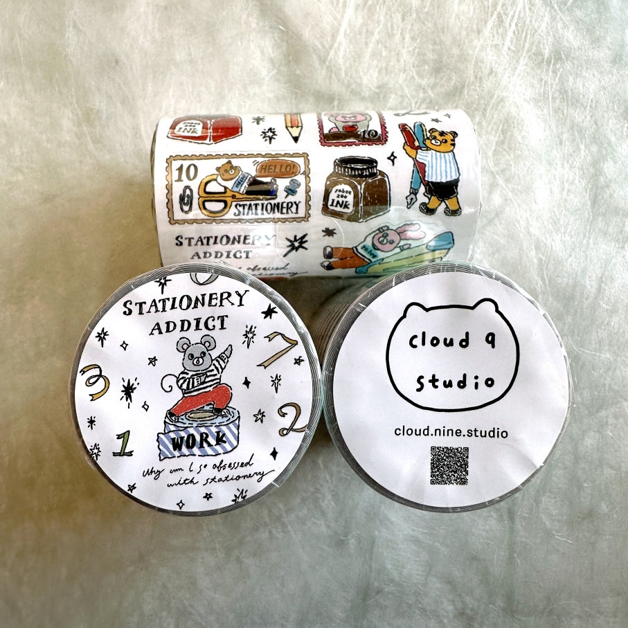 Yabee Zoo - Stationery Addict sticker tape SAMPLES/ROLLS