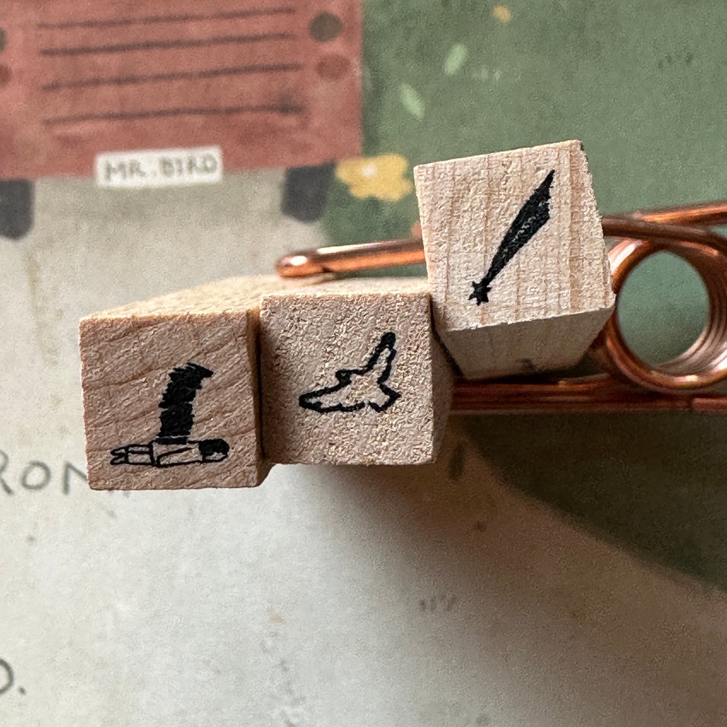 Yamadoro - Messages from Life mini rubber stamps