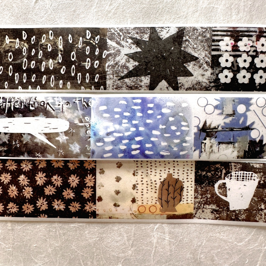 Yanji Design (Brand) - Unordered Splicing series kiss-cut washi tape SAMPLES