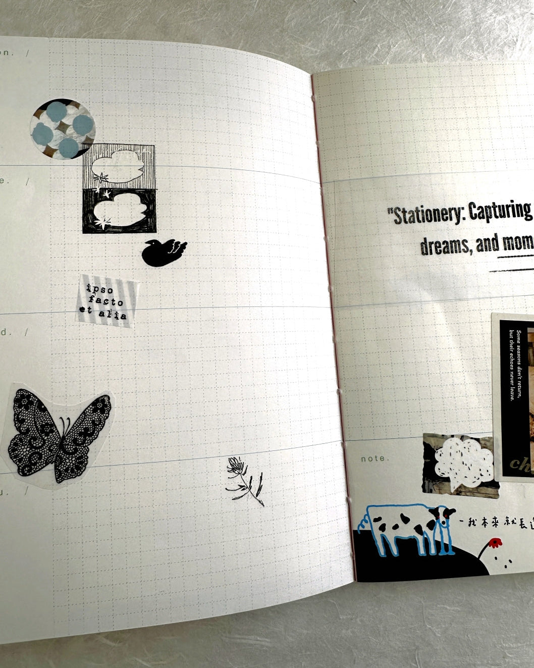 Yanji Design (Brand) - Unordered Splicing series kiss-cut washi tape SAMPLES