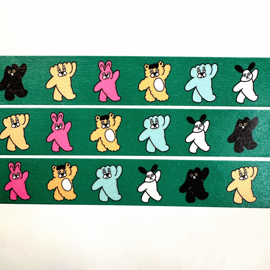 Yaoyao - Dumpling Walking washi tape SAMPLES