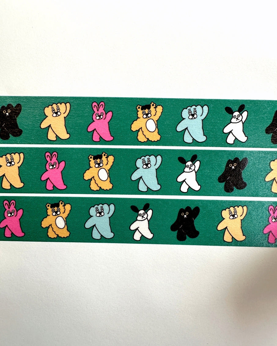 Yaoyao - Dumpling Walking washi tape SAMPLES