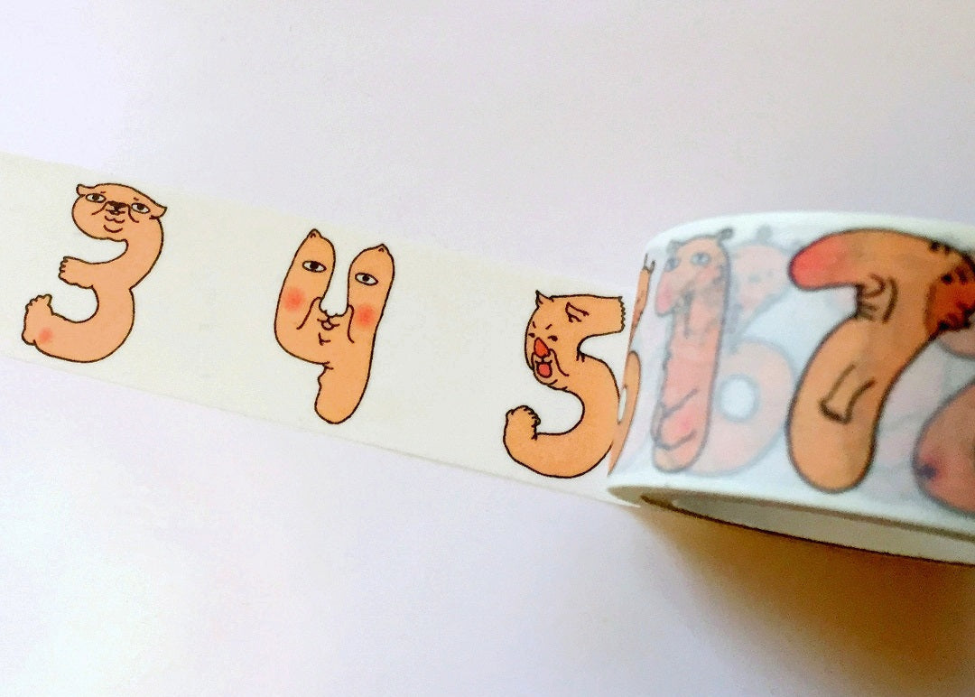 Yarnball - Weird Number washi tape SAMPLES