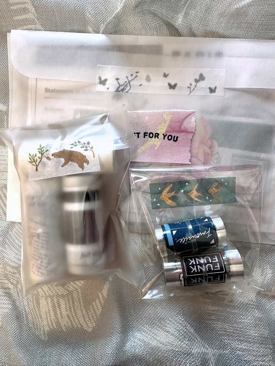 Yeon Charm - Butterflies washi tape Sample / Whole Roll