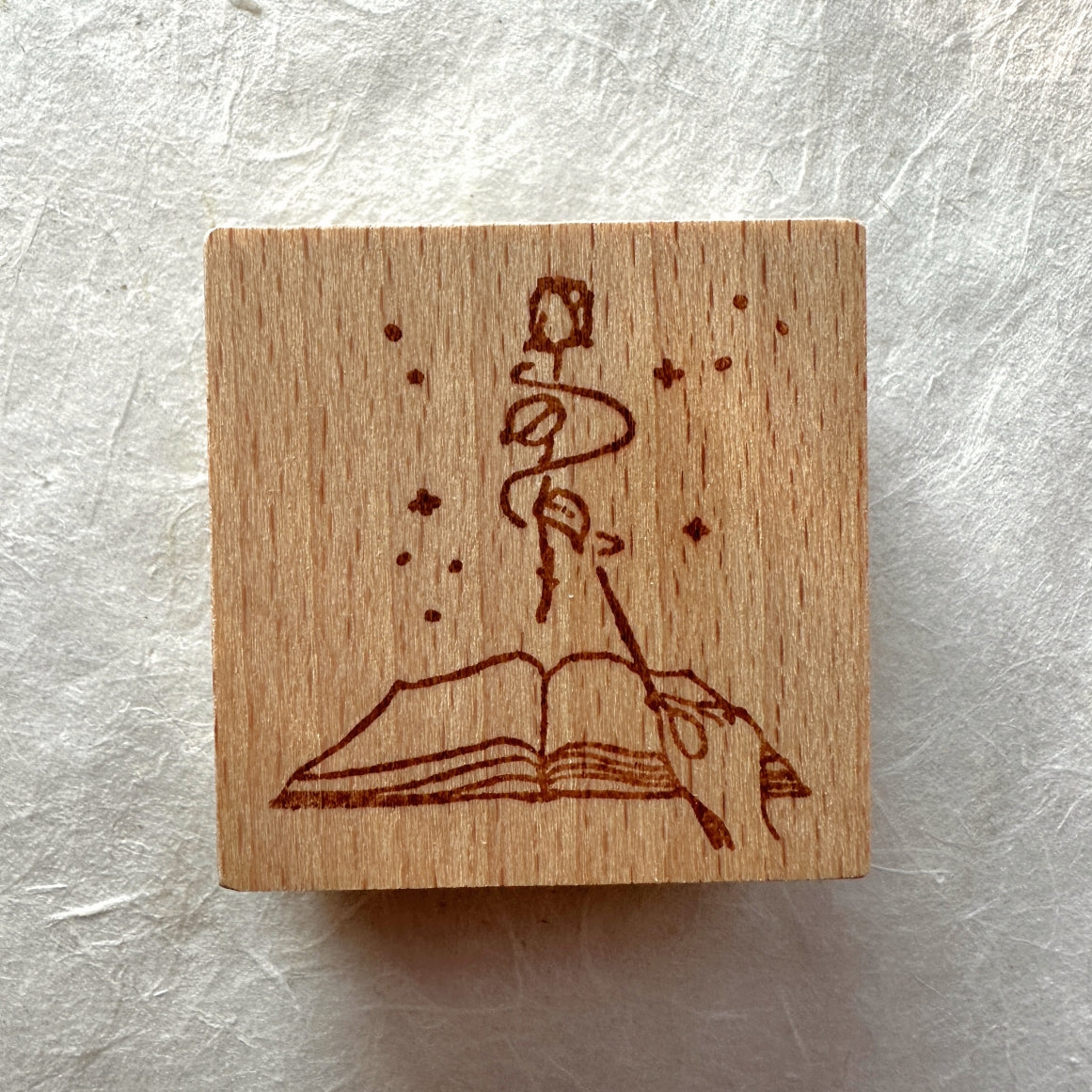 Yeon Charm - Spell Book rubber stamp [Pre-loved]