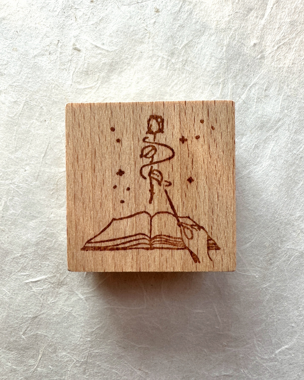 Yeon Charm - Spell Book rubber stamp [Pre-loved]