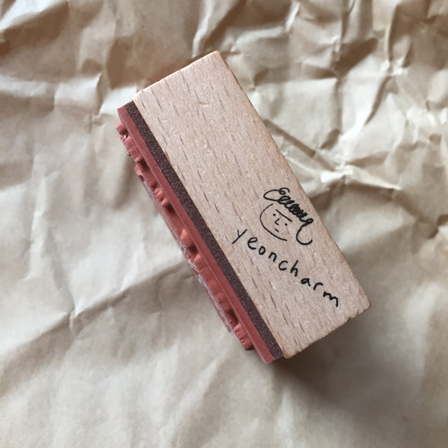 Yeon Charm - Bookshelf rubber stamp [Pre-loved]