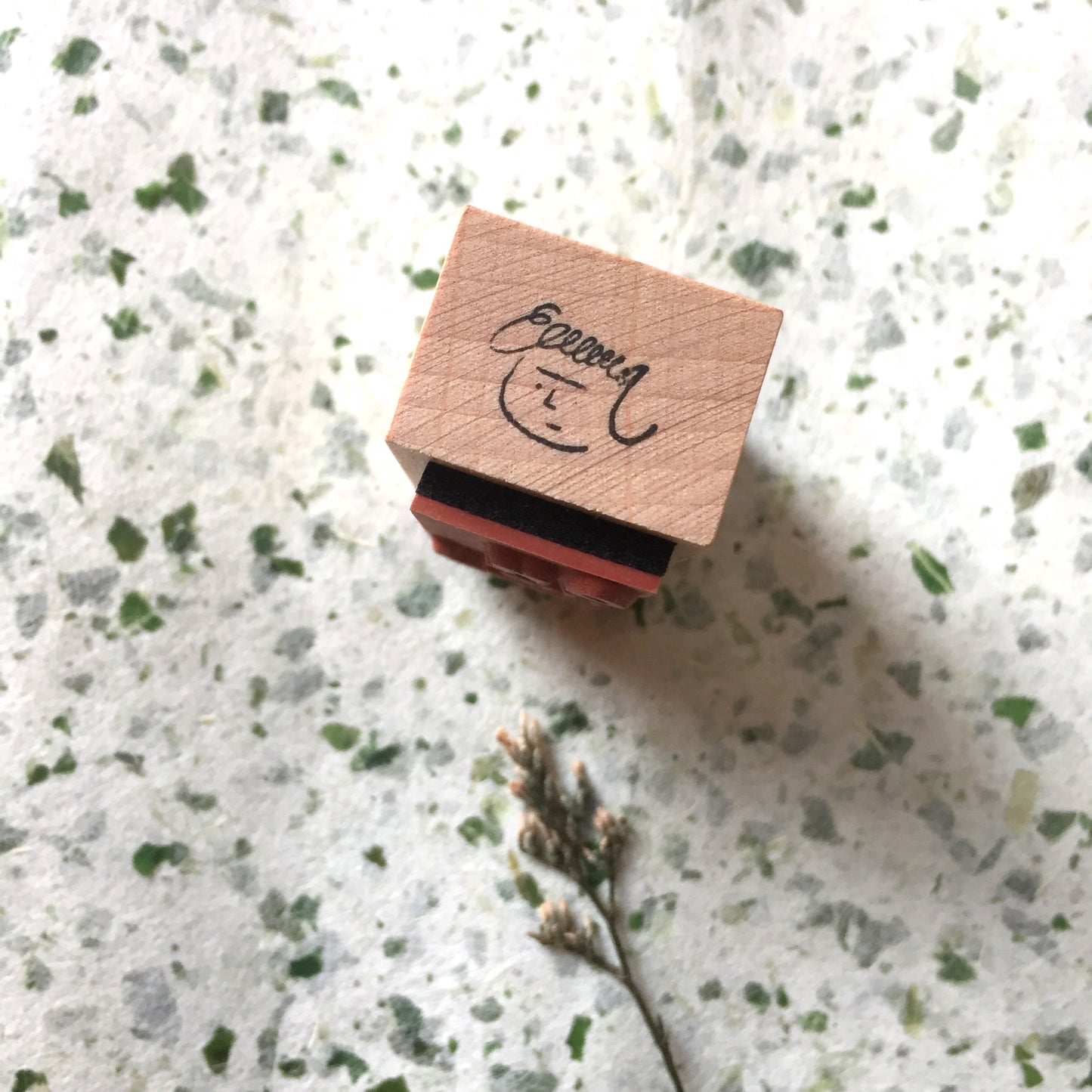 Yeon Charm - On the road rubber stamp [Pre-loved]