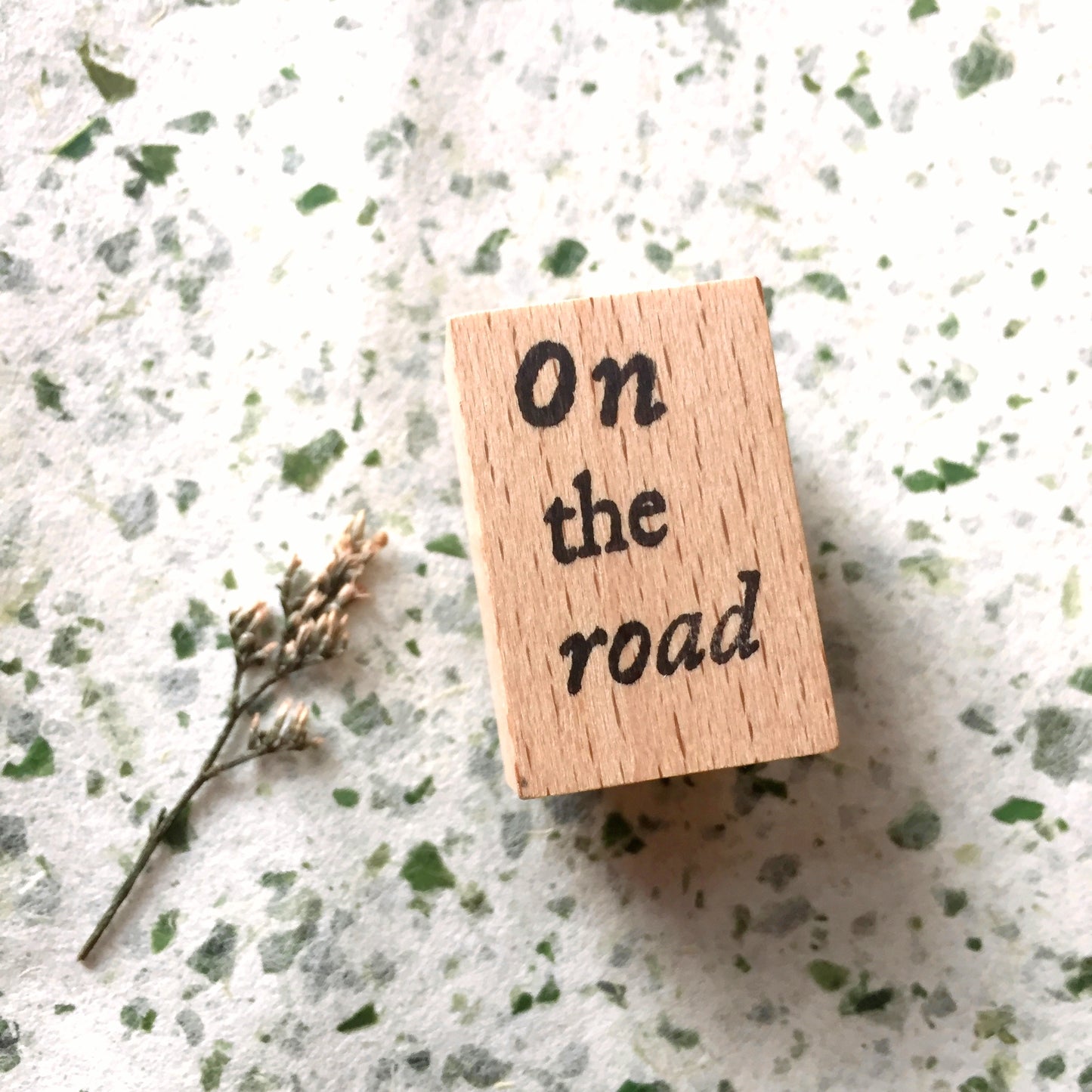Yeon Charm - On the road rubber stamp [Pre-loved]