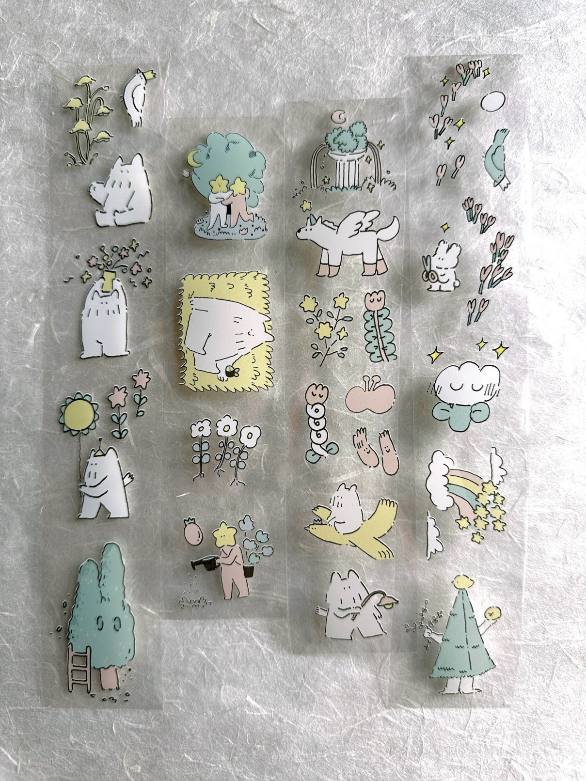 Yibo Art - Secret Garden PET tape SAMPLES