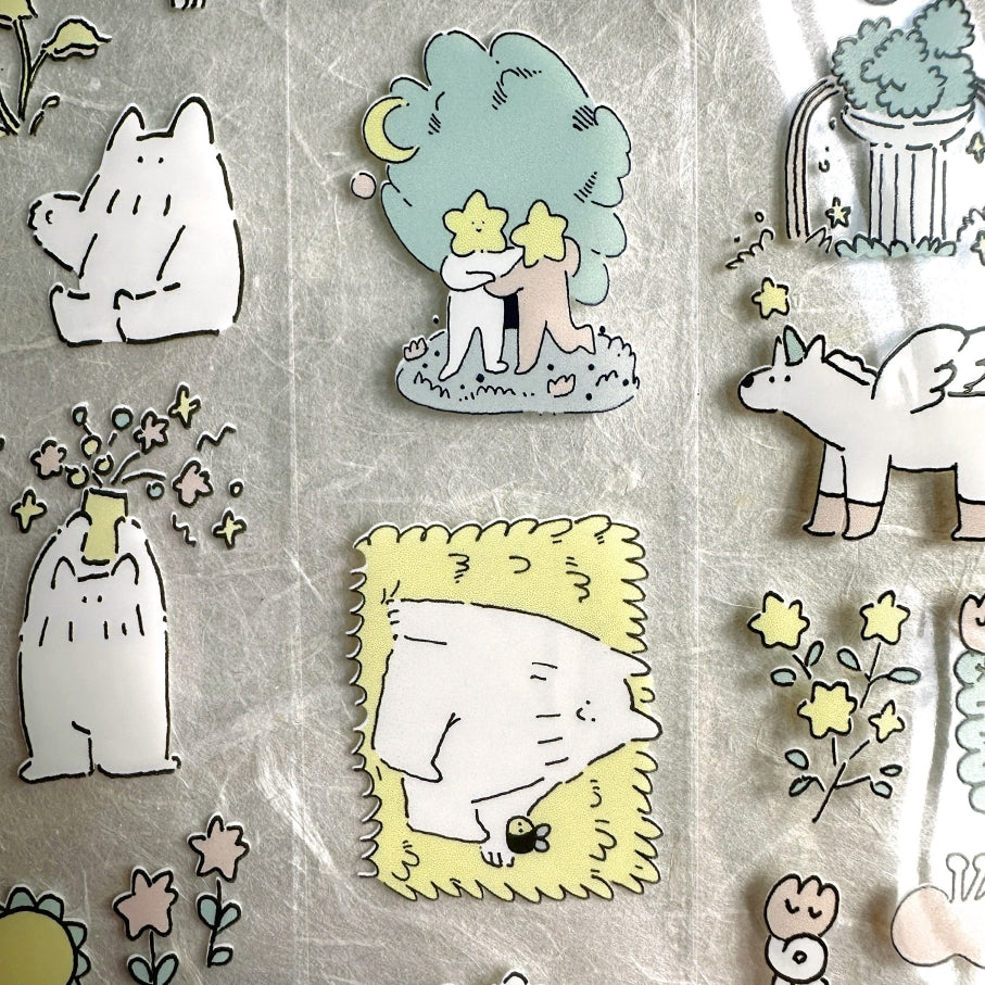 Yibo Art - Secret Garden PET tape SAMPLES