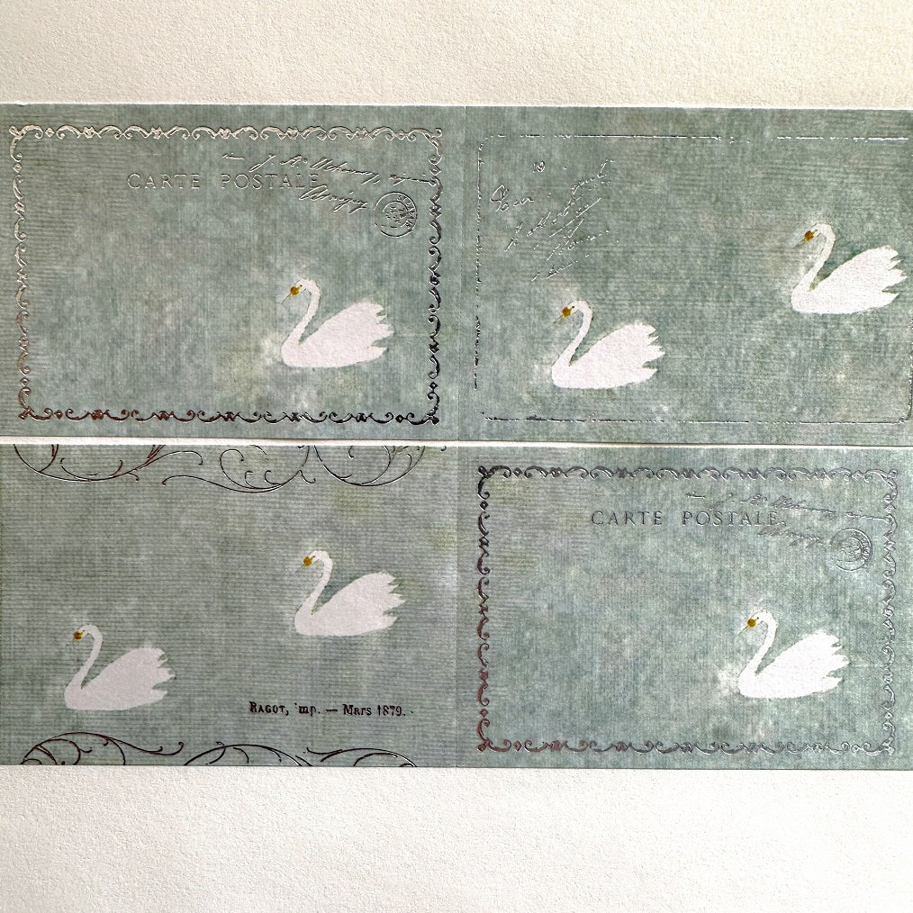 Yohaku - RH-003 Canon silver foil sticky roll SAMPLES